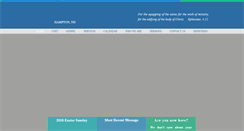 Desktop Screenshot of hamptonchurch.com